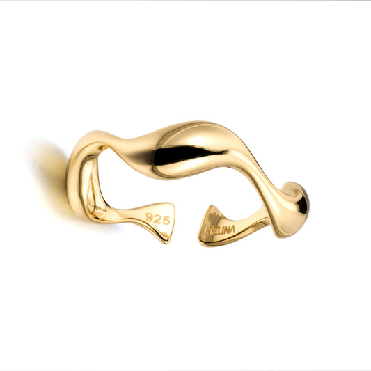 Ripple Wave Ring
