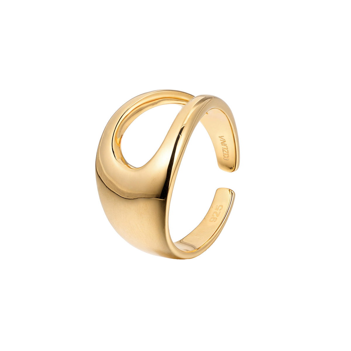 Gold Open Loop Ring