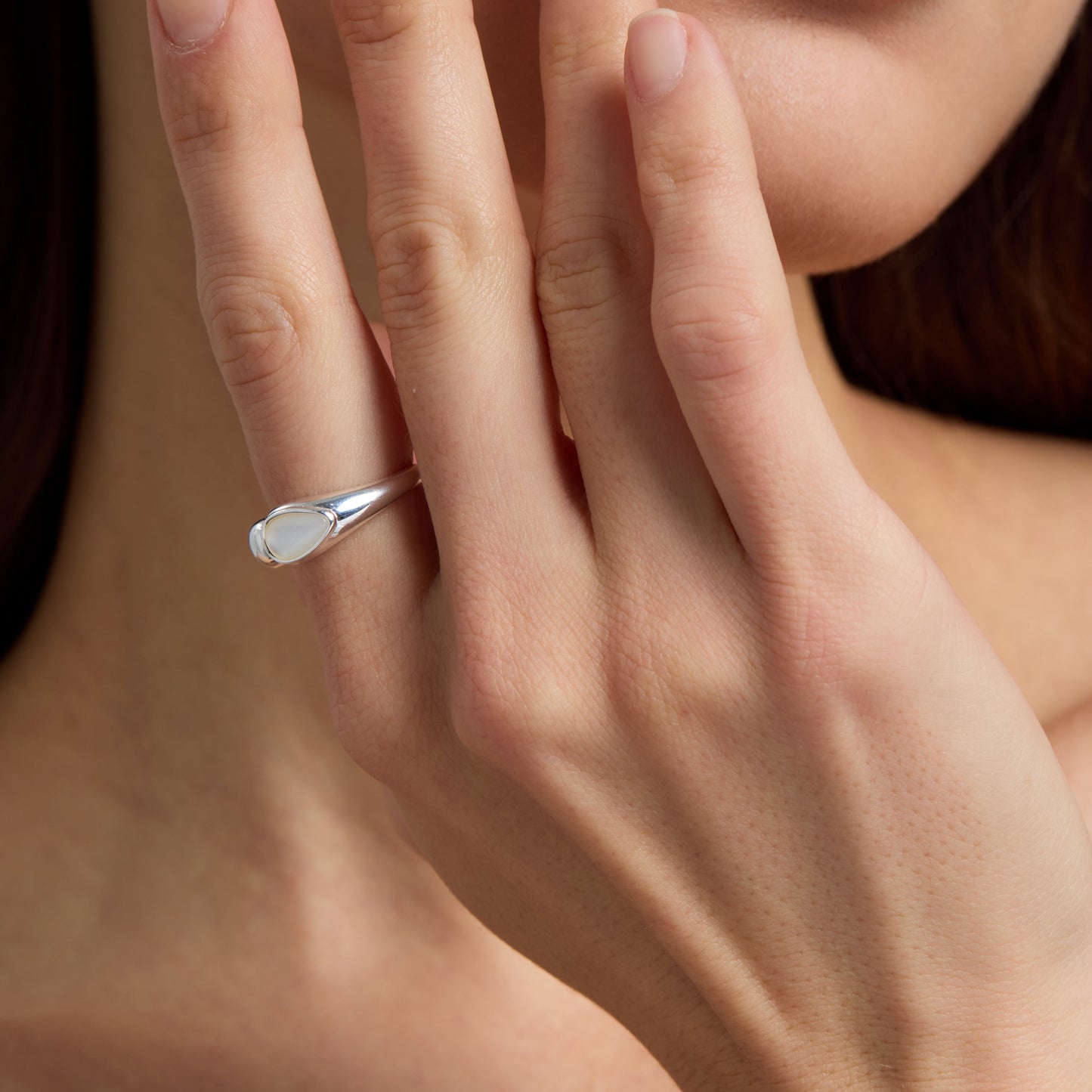 Luna Drop Ring