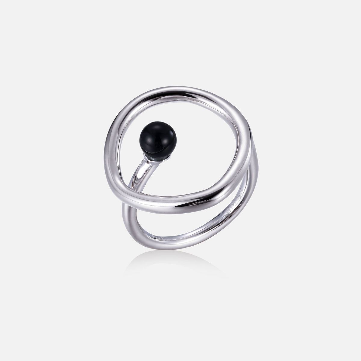 Sterling Silver Black Onyx Ring – No. 1079