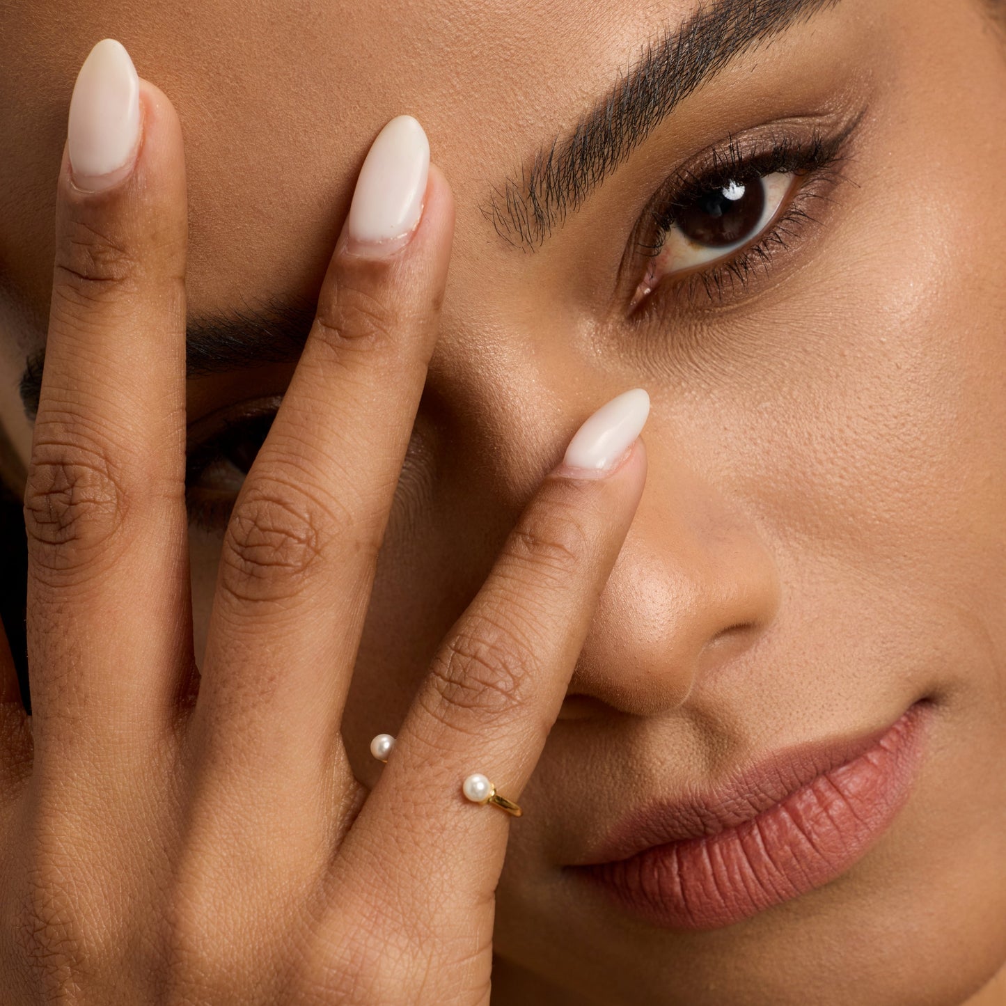 Twin Pearl Ring