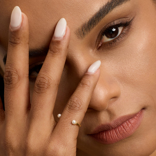 Twin Pearl Ring