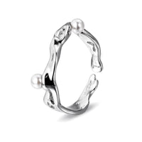 Sterling Silver Freshwater Pearl Ring – No. 1034