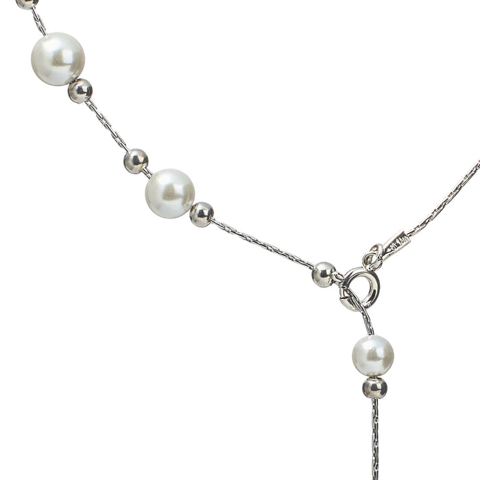 Sterling Silver Freshwater Pearl Necklace – No. 1003