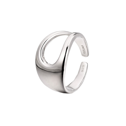 Silver Open Loop Ring