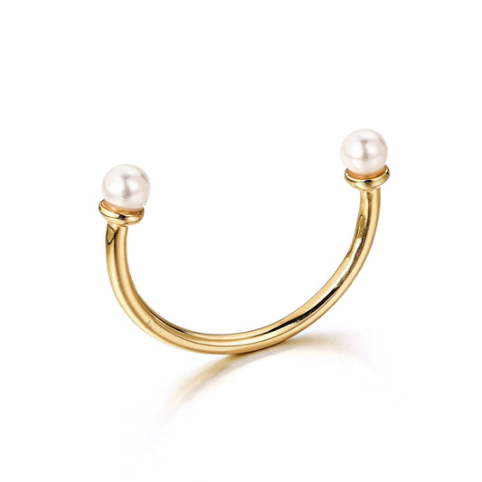 Twin Pearl Ring