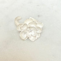 Rhodium-Plated Sterling Silver Ring – No. 1056